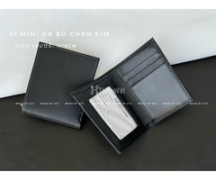 VÍ DA BÒ CHÂN KIM - SIZE NHỎ GỌN - BÁN SỈ TIÊU CHUẨN XUẤT KHẨU - 2