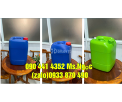 Thùng nhựa 25 lít tại TPHCM, sx can nhựa 20 lít vuông đa dạng màu sắc