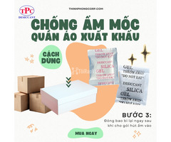 Gói hút ẩm quan trọng thế nào với hàng may mặc?
