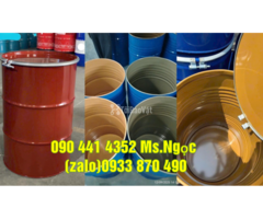 Thùng phuy sắt 220 lít mua ở đâu tại TPHCM, thùng phuy sắt có tráng epoxy