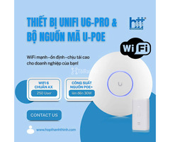 Bộ phát WiFi 6 Ubiquiti UniFi U6 Pro kèm nguồn U-POE