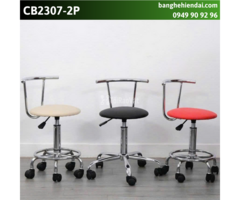 Ghế kỹ thuật viên chân xoay có lưng tựa CB2307-2P tại HCM - 2