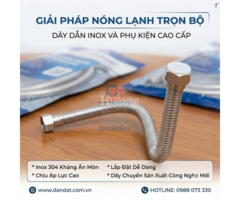 Dây dẫn nước, dây dẫn nước nóng lạnh inox, dây cấp bình nóng lạnh, dây mềm cấp nước thép không gỉ - 2