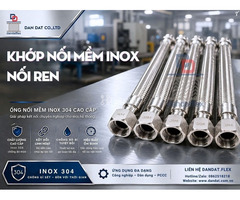 Khớp nối mềm nối ren, khớp nối mềm inox dẫn LPG, khớp nối mềm rắc co ren, khớp nối mềm inox lắp ren - 4