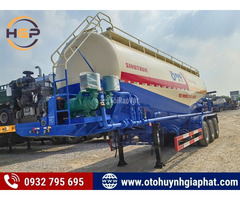 Bồn xi téc chở bụi thép, chở xi măng rời YUNLI dung tích 30m3 đến 39m3