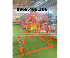 Thang leo trẻ em liên hoàn, xà đu thang leo trẻ em, thang leo mầm non - 2
