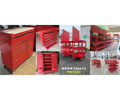 Xe đẩy 3 ngăn – Bảng treo khay nhựa KT: 738×570, Xe đẩy - 3