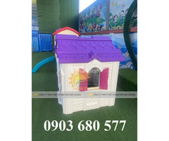Nhà chơi cổ tích bằng nhựa cho trẻ em mầm non - 2