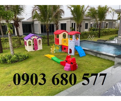 Nhà chơi cổ tích bằng nhựa cho trẻ em mầm non - 4