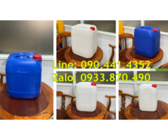 Chuyên sx can nhựa 20L, thùng nhựa 25 lít vuông, can nhựa đựng 30 lít