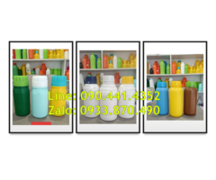 Chai nhựa 1 lít đựng hóa chất xuất khẩu, vỏ chai nhựa 500ml đựng thuốc trừ sâu - 2