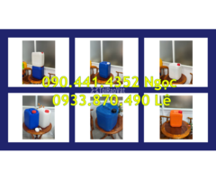 Xưởng bán can nhựa 10L, can vuông 22 lít, thùng chứa nguyên liệu 25 lít