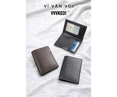 SỈ LẺ VÍ DA BÒ VÂN VOI - TIÊU CHUẨN XUẤT KHẨU
