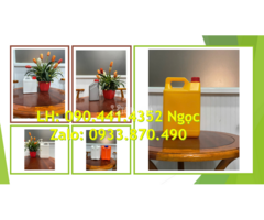 Bình nhựa 0.5 lít vuông, can nhựa 1 lít đựng chất lỏng, can nhựa 2 lít đựng mực in - 3
