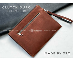 CLUTCH DA BÒ - TIÊU CHUẨN XUẤT KHẨU - NHẬP SỈ VỐN THẤP - 3