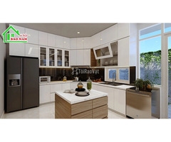 Tủ Bếp Melamine Đẹp, Bền, Giá Hợp Lý – Thi Công Tại Xưởng - 3