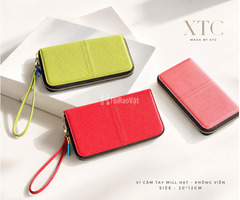 BÁN SỈ VÍ CẦM TAY DA BÒ - TIÊU CHUẨN XUẤT KHẨU - 3