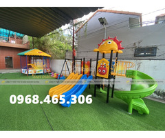 Bộ liên hoàn cầu trượt trẻ em, cầu trượt xích đu trẻ em