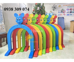 Cung chui hình thú mầm non, cổng chui thú mầm non