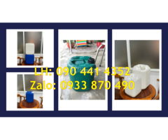 Thùng nhựa 10 lít đựng hóa chất, 20 lít đựng dầu dừa, can nhựa 25 lít đựng nước sốt pha sẵn