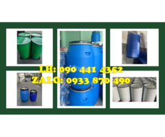 Vỏ thùng phuy sắt 220 lít đựng hóa chất, thùng phuy sắt nắp kín đựng dầu