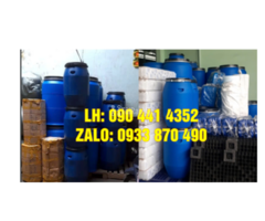 Thùng phuy nhựa đựng hóa chất mới – cũ 30 lít, 50 lít, 60 lít, 120 lít, 220 lít